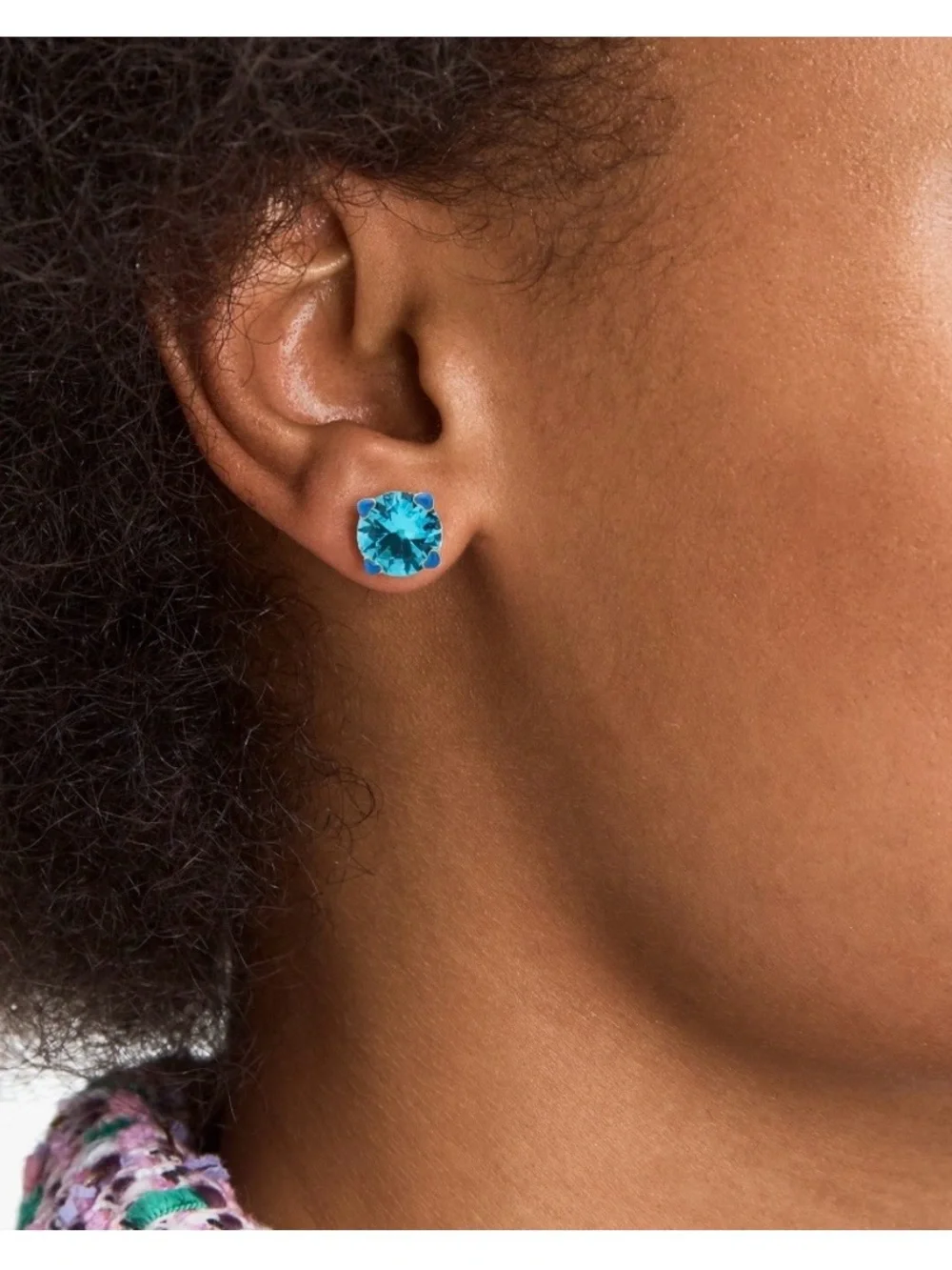 NWT~KATE SPADE~Cubic Zirconia Heart Stud Earrings
